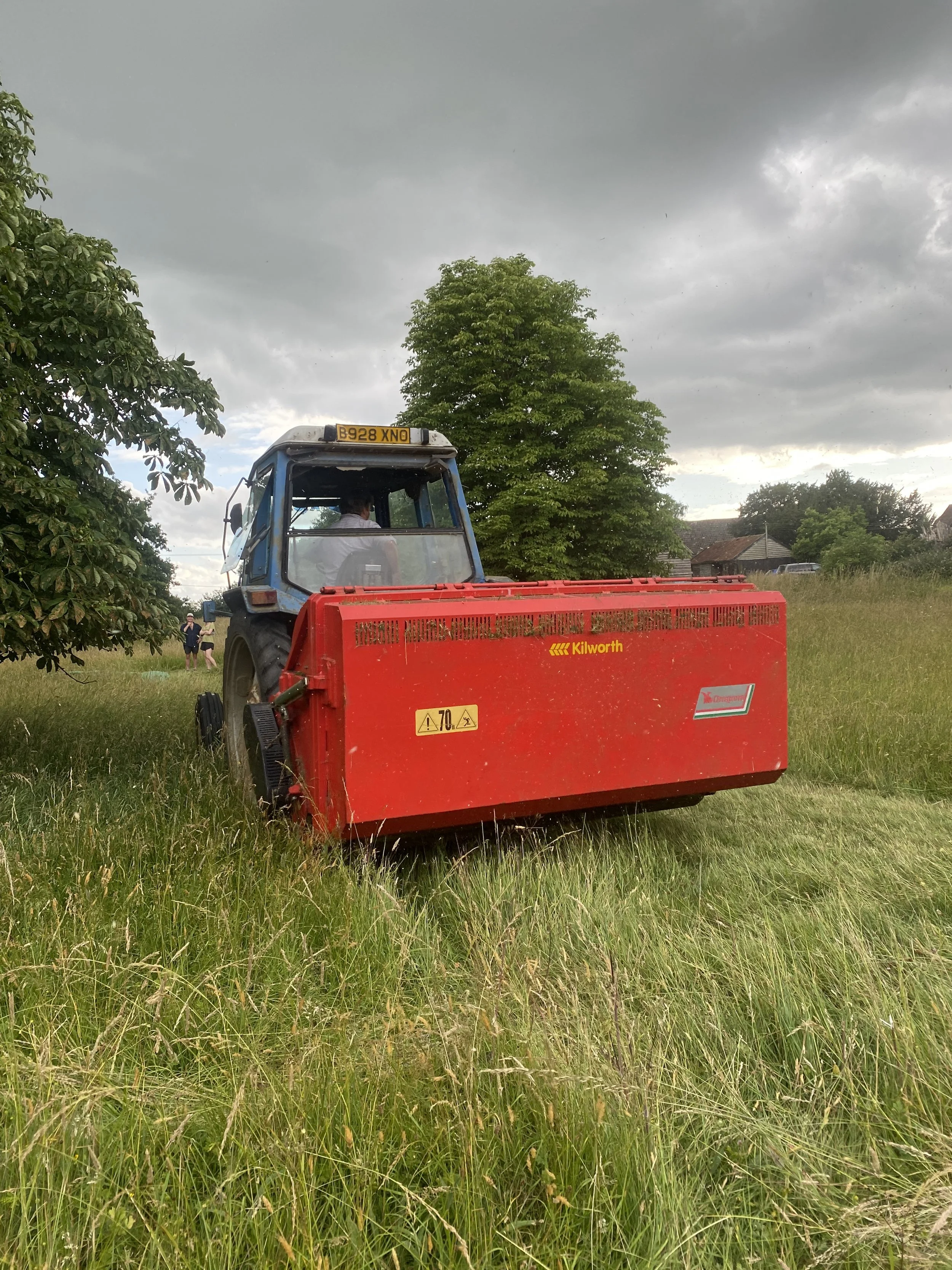 .... and machine seed-collecting. 