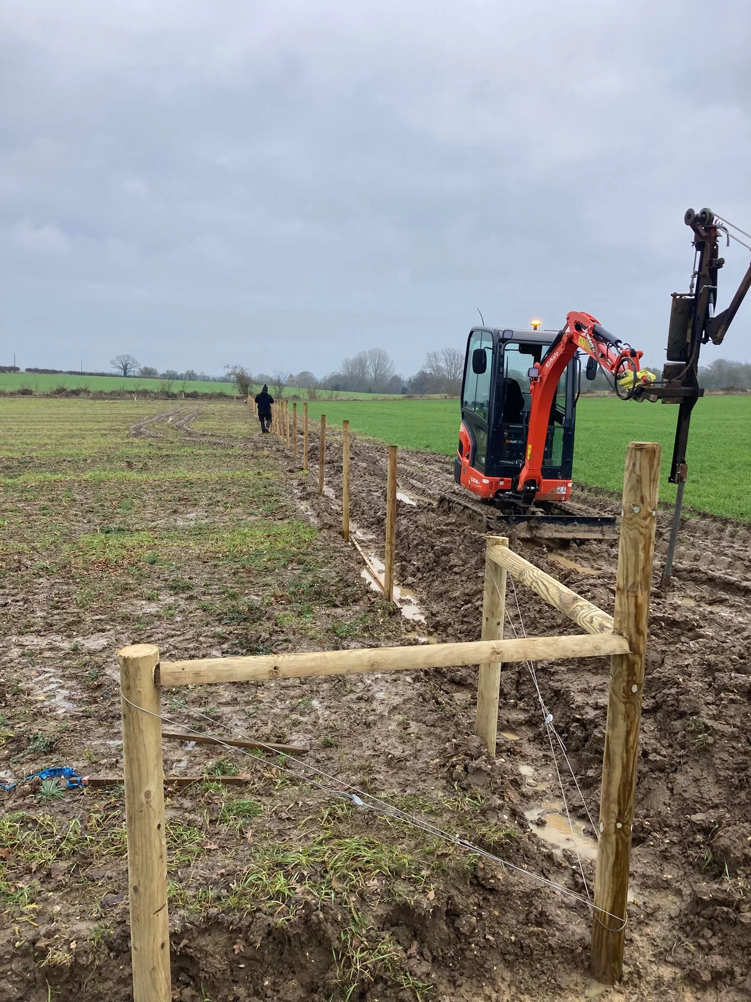 We installed during a very wet period