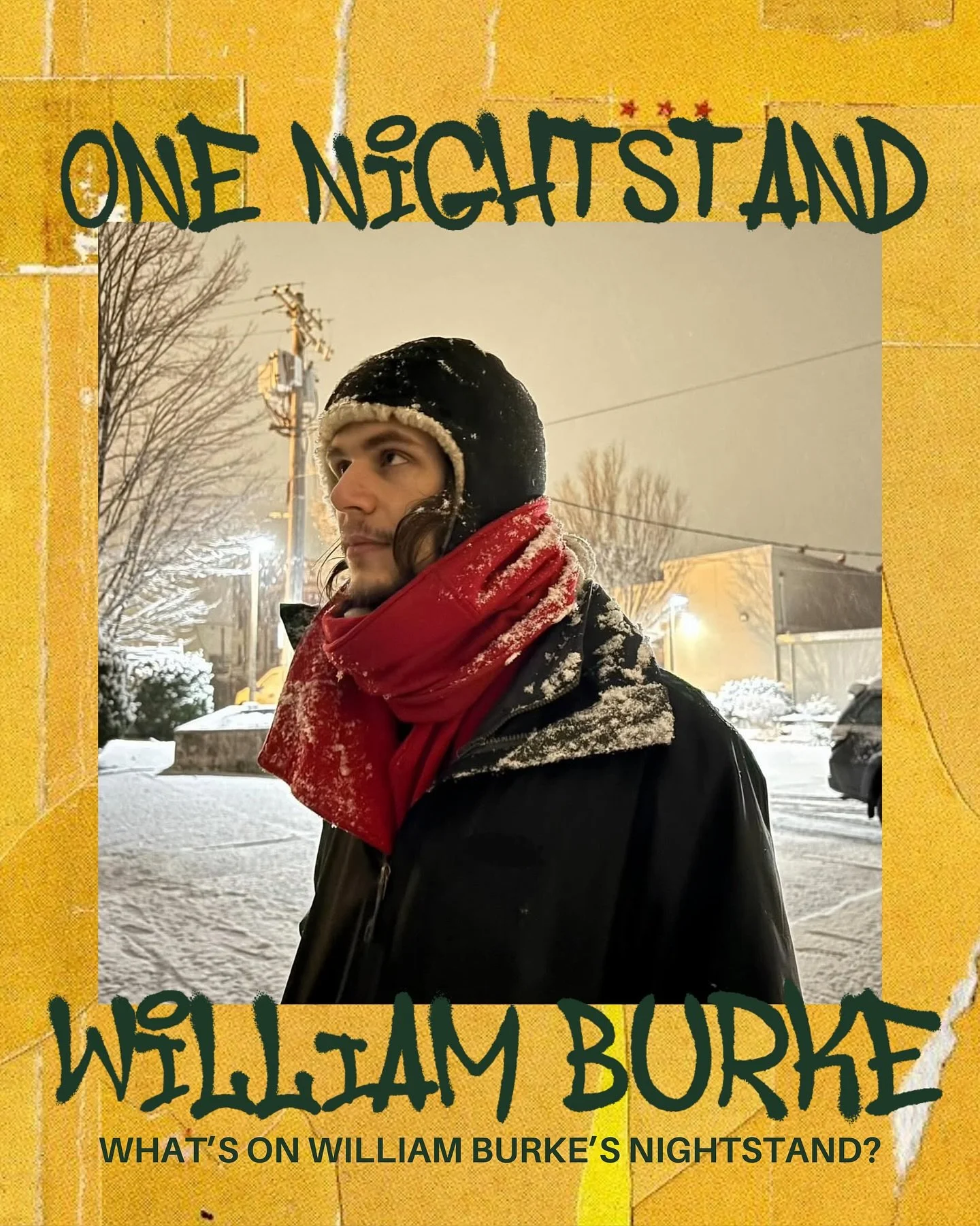 Excited to kick off the series with designer William Burke. Founder of a clothing and accessories brand based in Kentucky. His work blends craftsmanship &amp; style, earning him recognition as a voice in modern fashion and culture. 

But One Nightsta