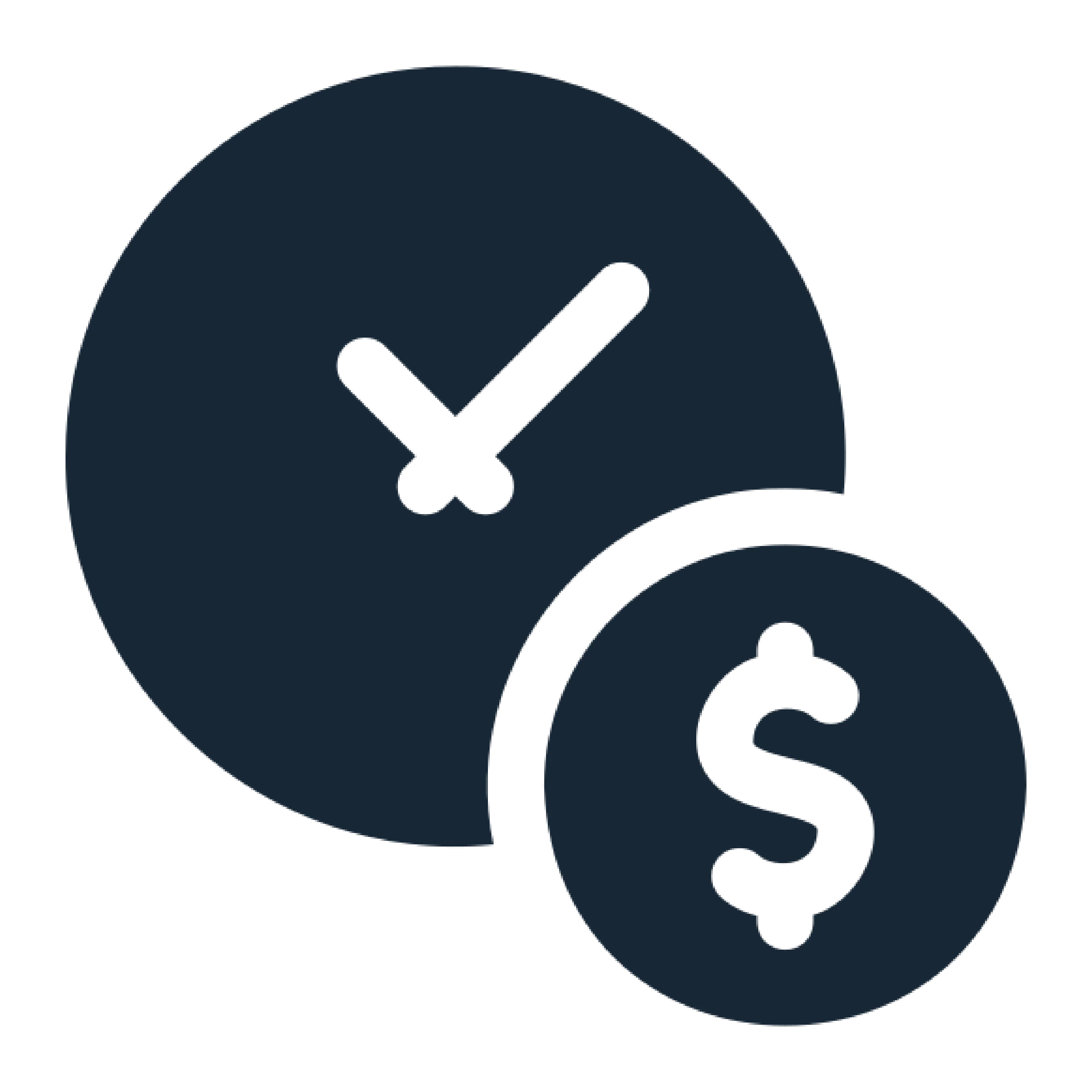 Clock with a dollar sign