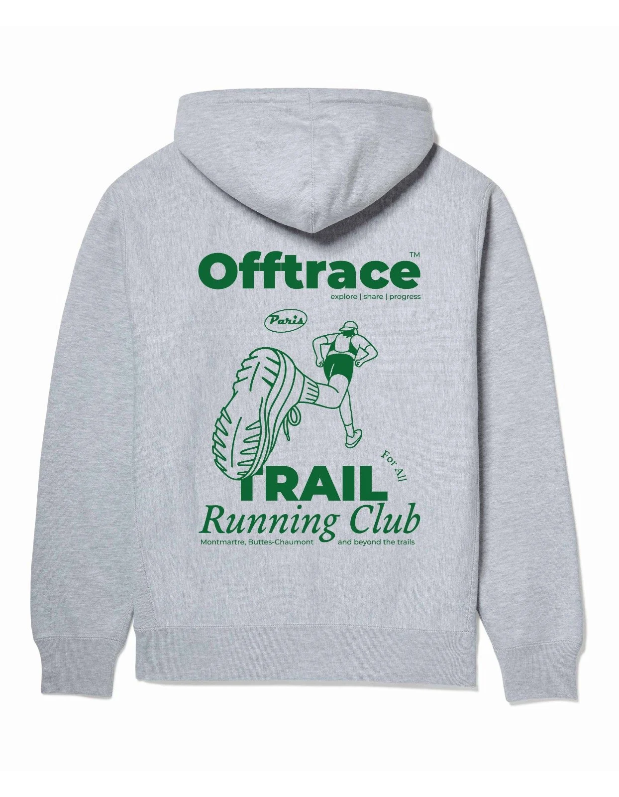 Hoodie Offtrace – Heather Grey
