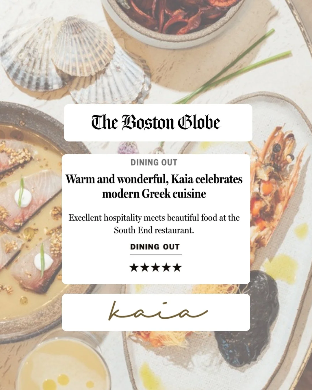 Efharist&iacute;a /ef-hah-rees-TEE-ah/ (n.)
The Greek art of giving thanks - abundant, generous, and from the soul. 🌿

It&rsquo;s in this spirit that every taste at @kaiasouthend becomes an invitation: foie-gras-stuffed grape leaves, whisper-soft sp