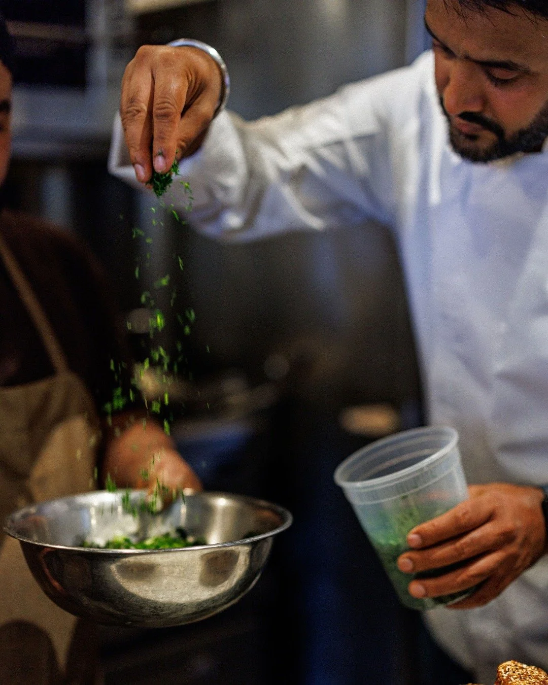 Meet Chef Jerry, Executive Chef at @krasiboston 
He brings a culinary philosophy rooted in history, curiosity, and innovation. Greece and India share a deep, ancestral connection through language, deities, and a legacy of learning that encouraged the