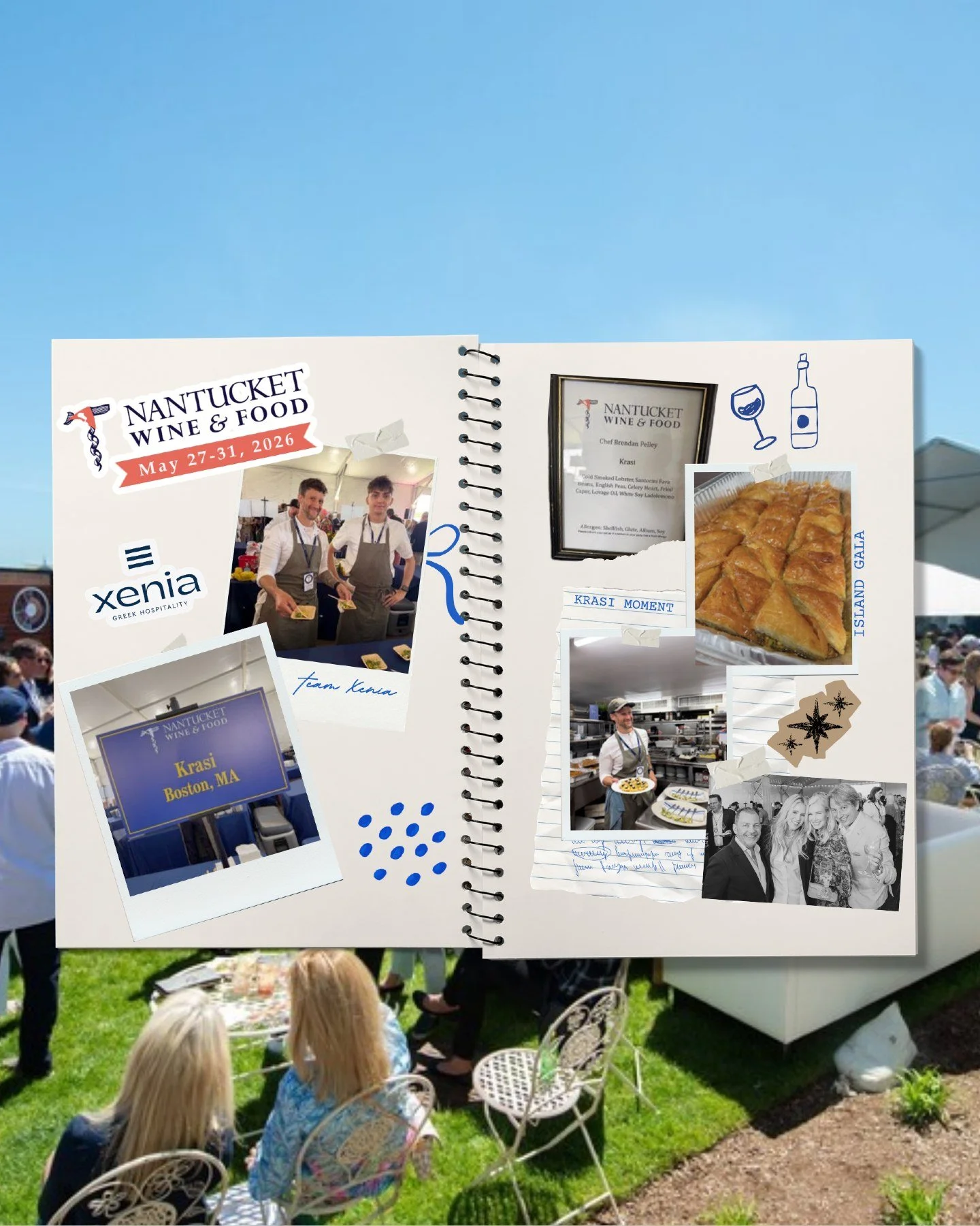 A weekend for the books.

A massive thank you to @nantucketwineandfood for having Xenia Culinary Director Brenden Pelley and team as representatives for @krasiboston during this historic weekend.

The festival for wineries, restaurants and vineyards 