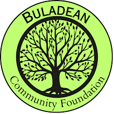 Green circular logo for BulaDean Community Foundation with a black tree in the center.