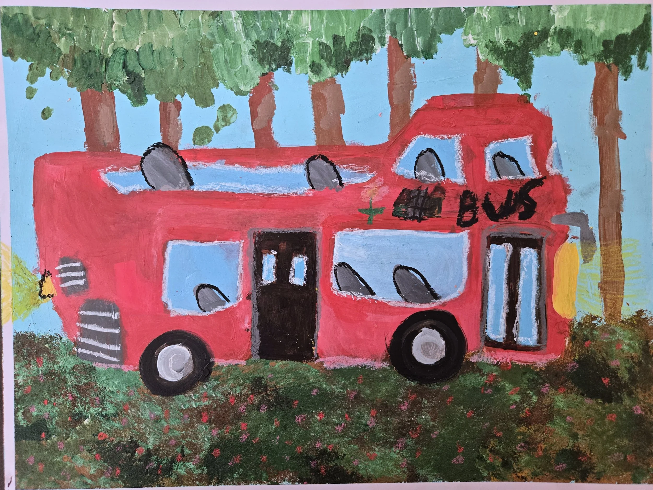 Forest Double-Decker Bus
