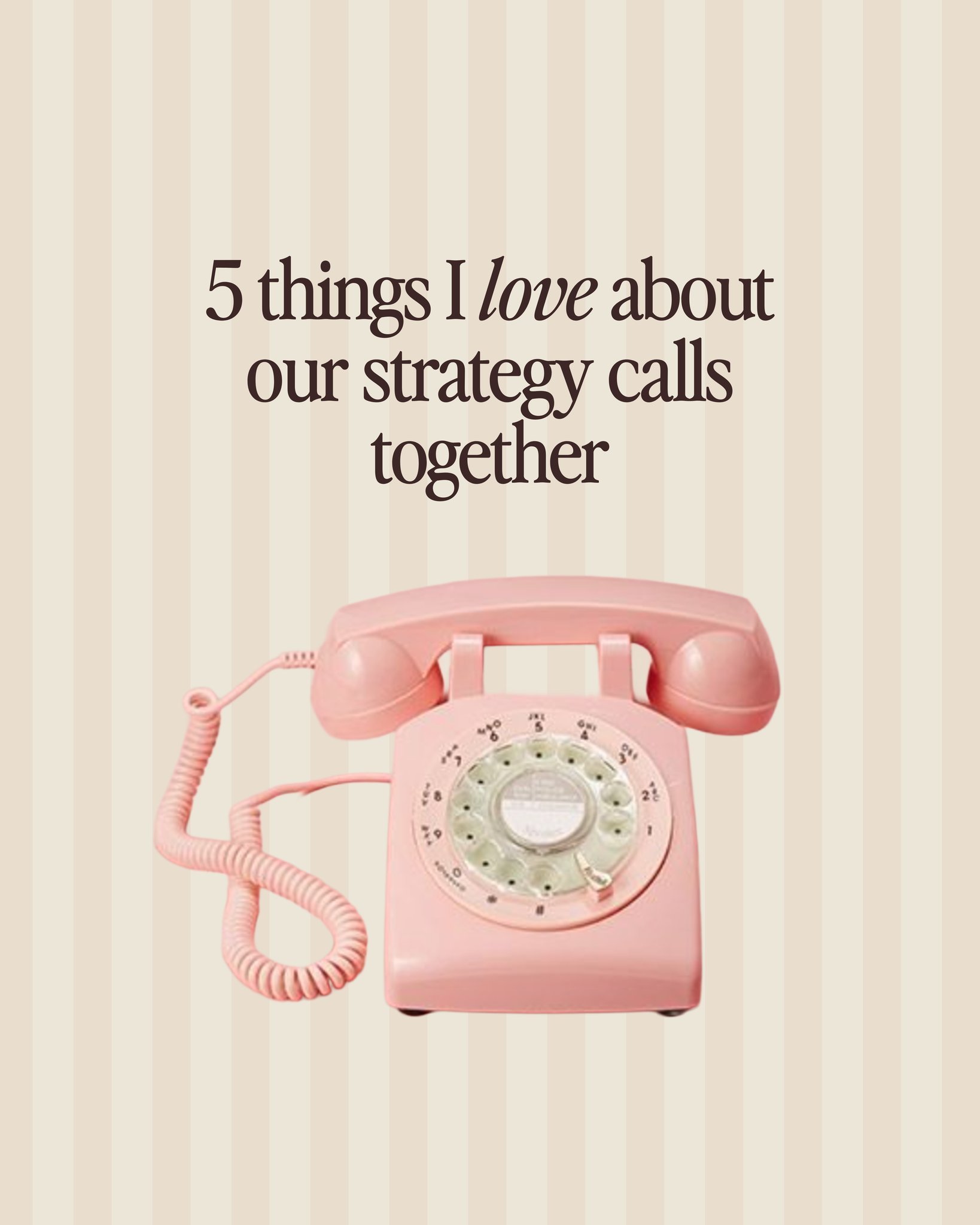 Strategy is the difference between a pretty website, and a pretty website that WORKS. 

My clients often come to these calls feeling confused about how to position their business, what to put on their website and even what services to share. But, the