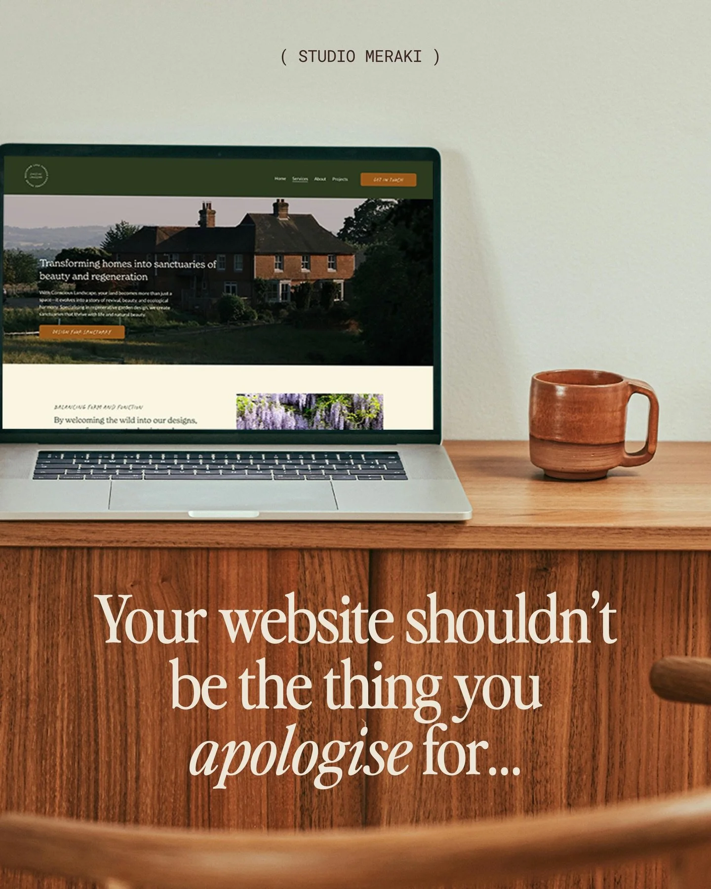 There&rsquo;s honestly SUCH a noticeable change in my clients when their website actually FEELS like them.

They stop overthinking it, stop explaining it and actually SEND the link (knowing it&rsquo;s going to do its job).

Confidence in your busines