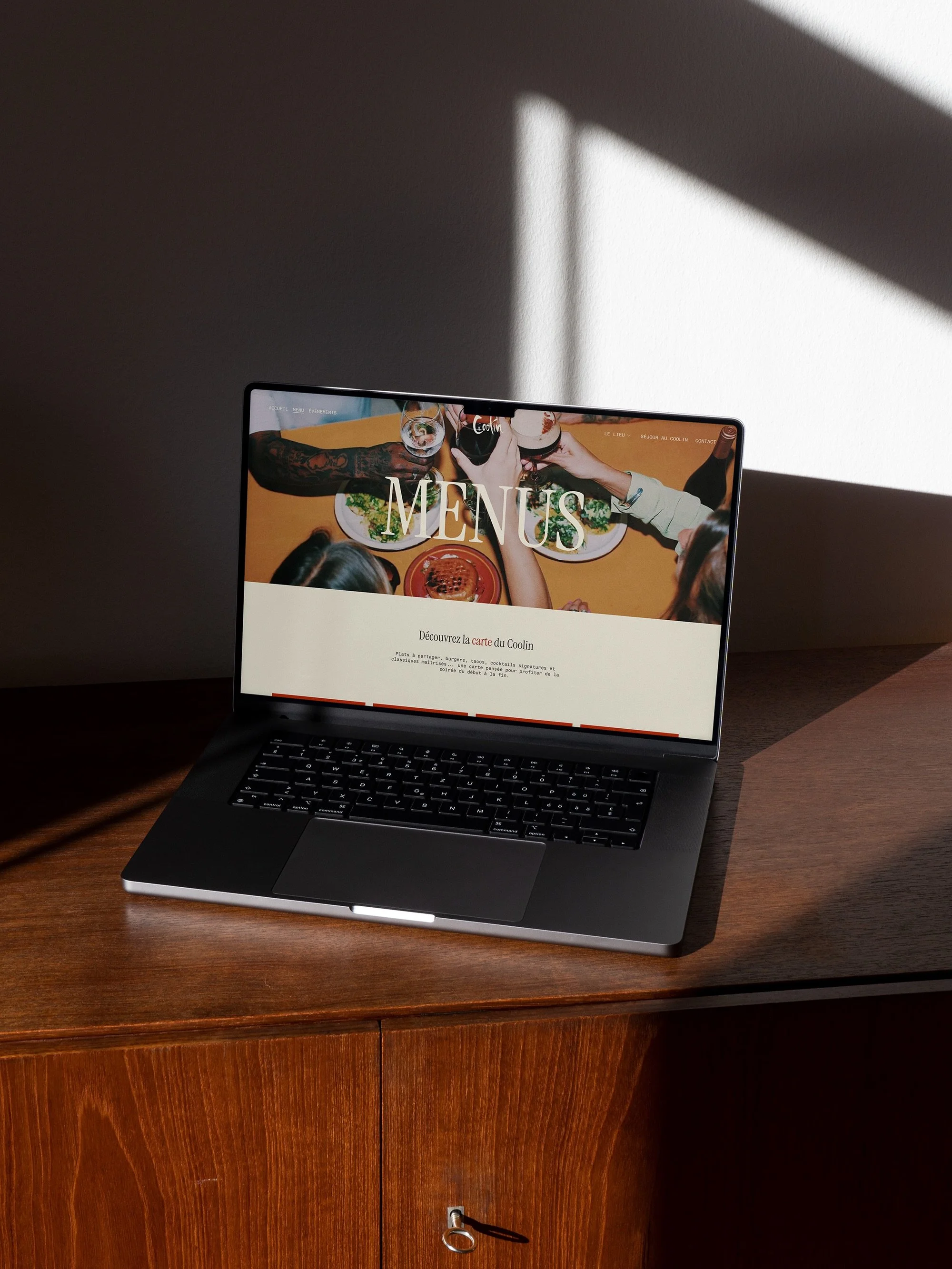 Launched this summer, the Coolin website is up there with one of my favourite designs ever!

Fun animations, polaroid style images, floating food icons and a moveable gallery.

I&rsquo;ve done a few bar/restaurant websites now and they are always so.