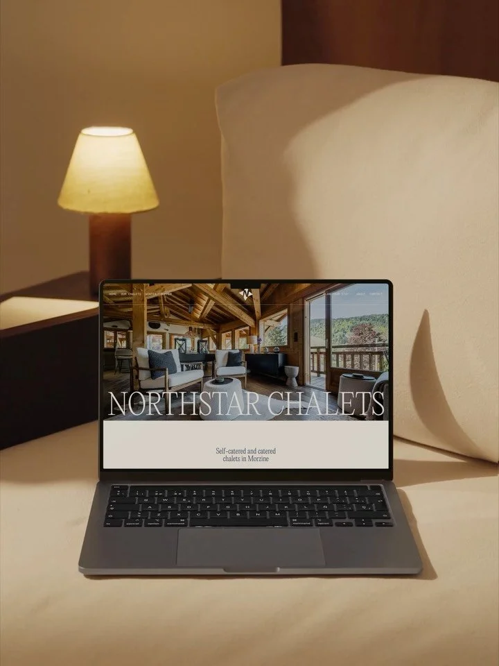 The new website we designed for @northstarchalets is officially live! 

Jack &amp; Wendy offer beautiful chalet stays in the heart of Morzine, and after years of growing Northstar, their original template website no longer felt like a true reflection