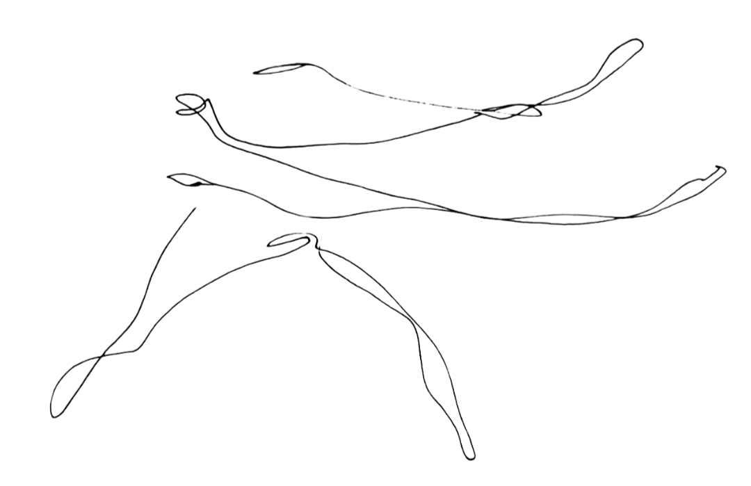 A sketch of minimalist lines.