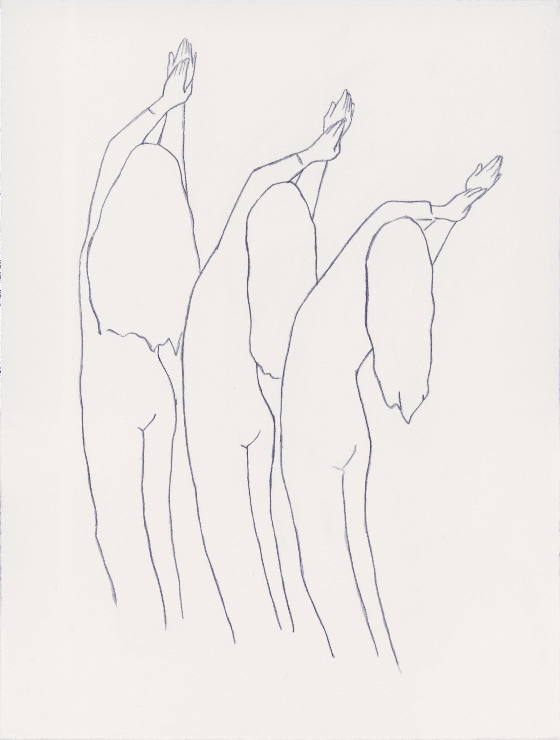 Untitled (sketches for a performance), Constanza Alarcón Tennen