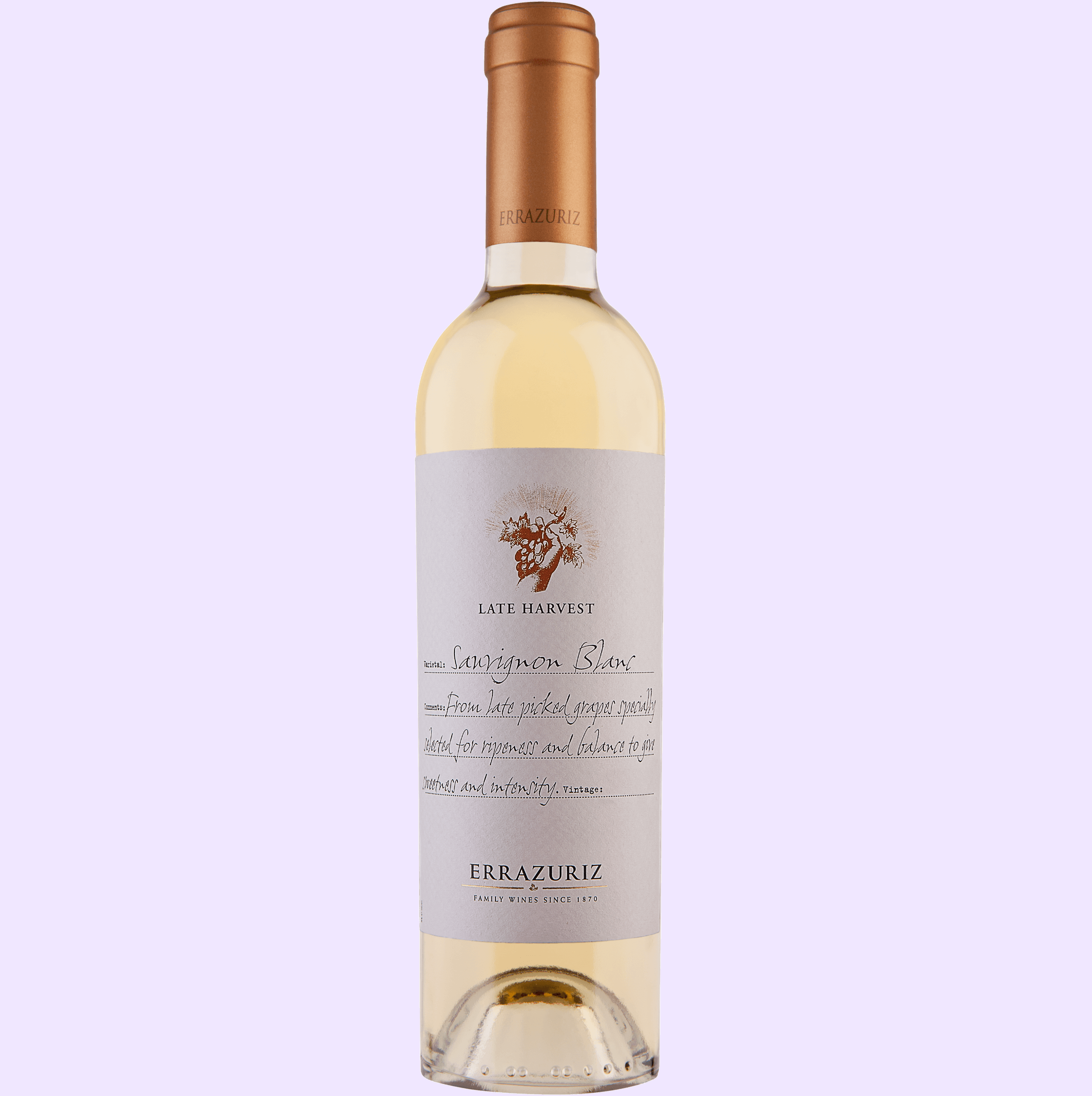Errazuriz Late Harvest Sauvignon Blanc, 2023, Aconcagua 37.5cl