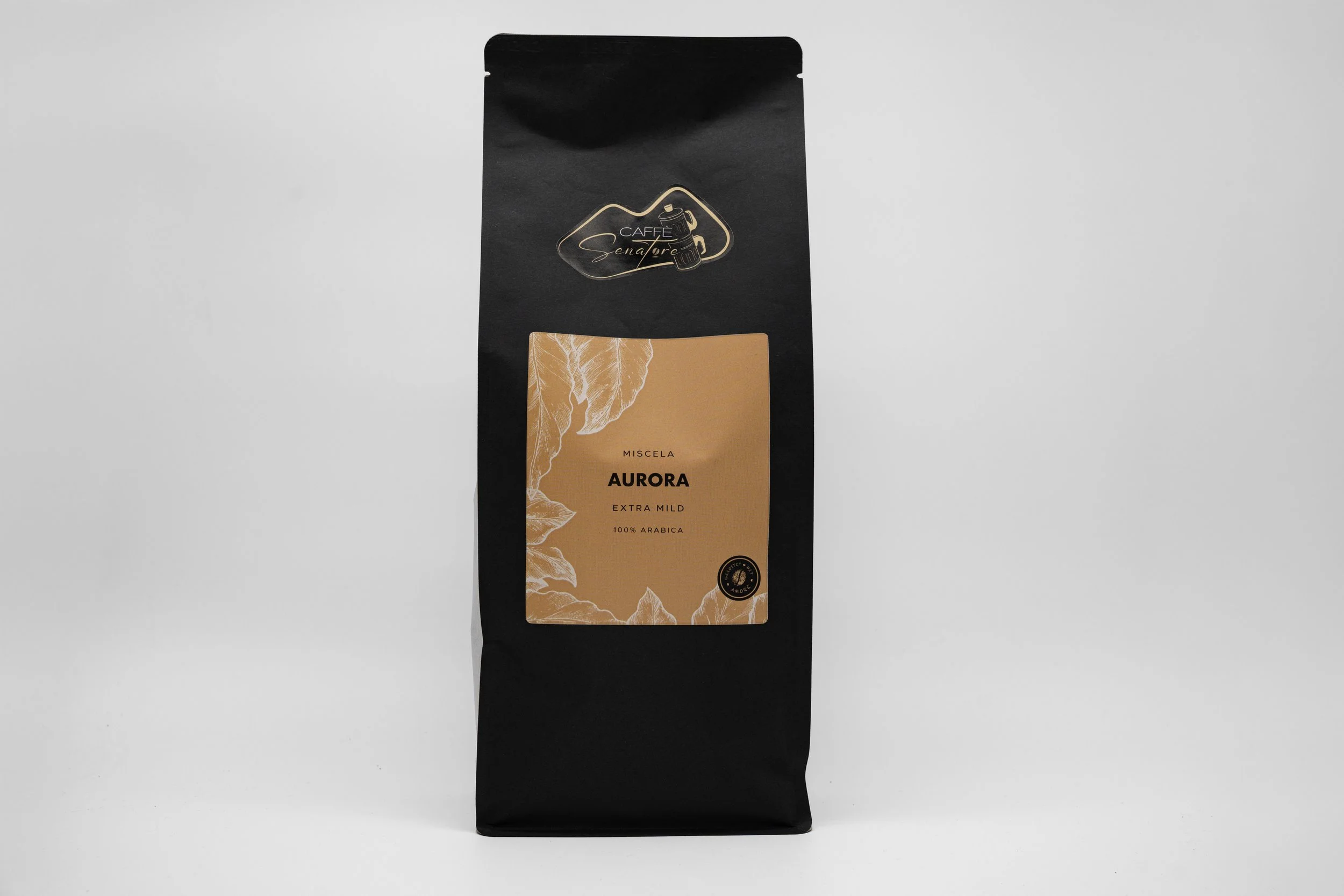 Caffè Senatore 1000g Verpackung der Kaffeesorte Aurora von vorne