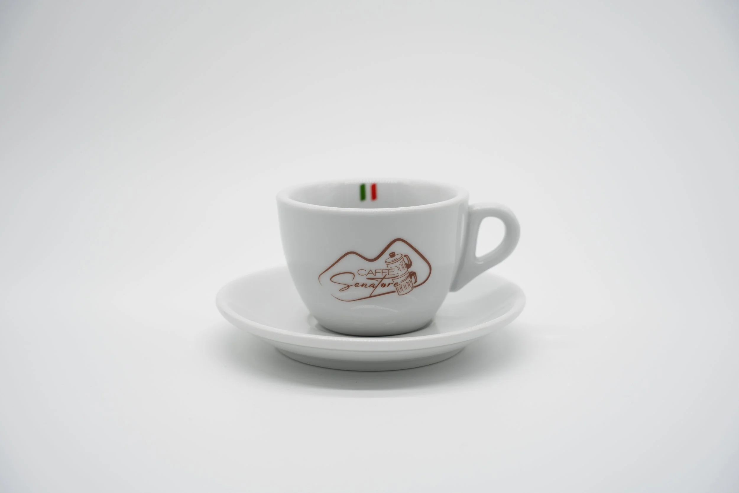 Cappuccinotasse mit Untertasse