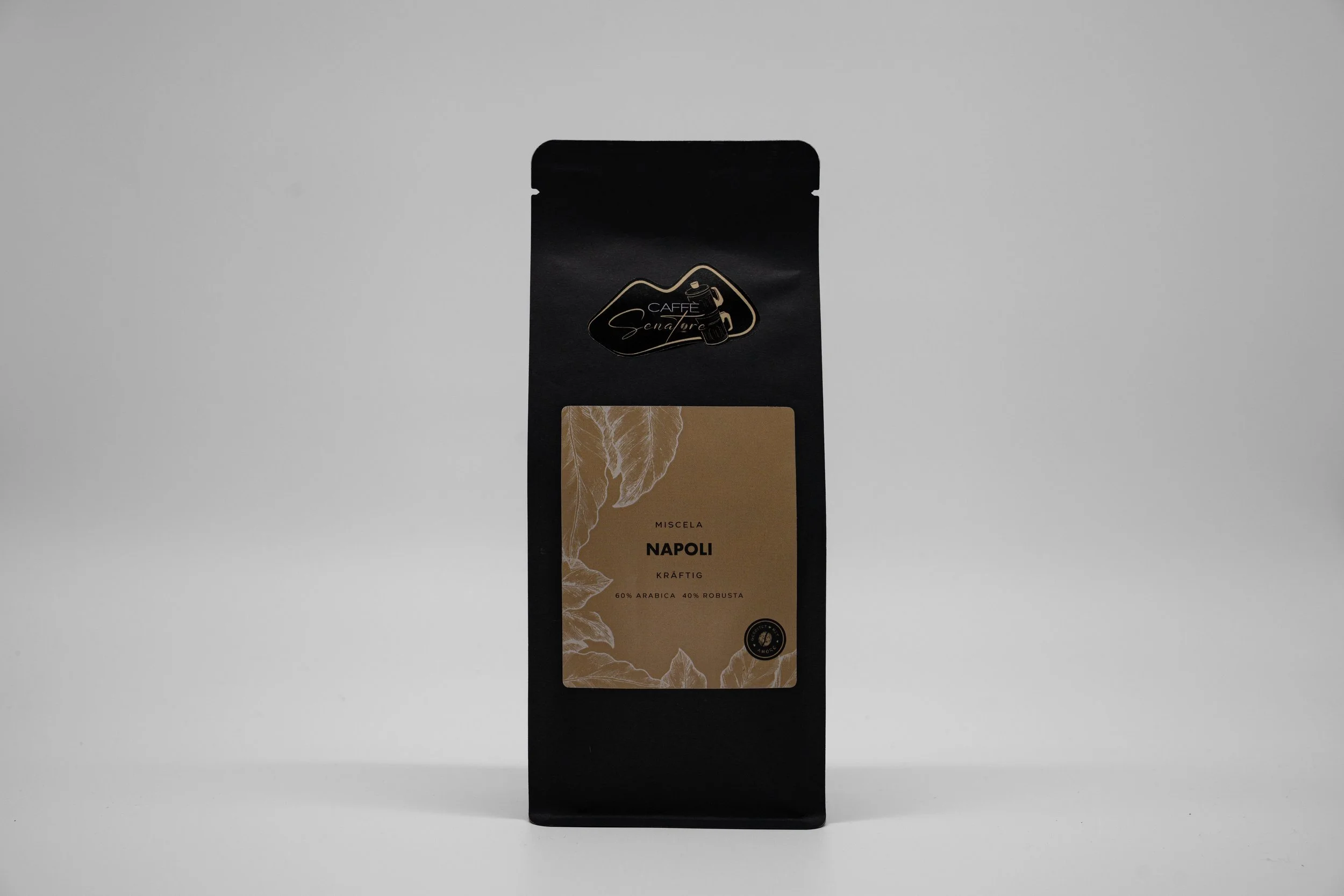 Caffè Senatore 250g Verpackung der Kaffeesorte Napoli von vorne