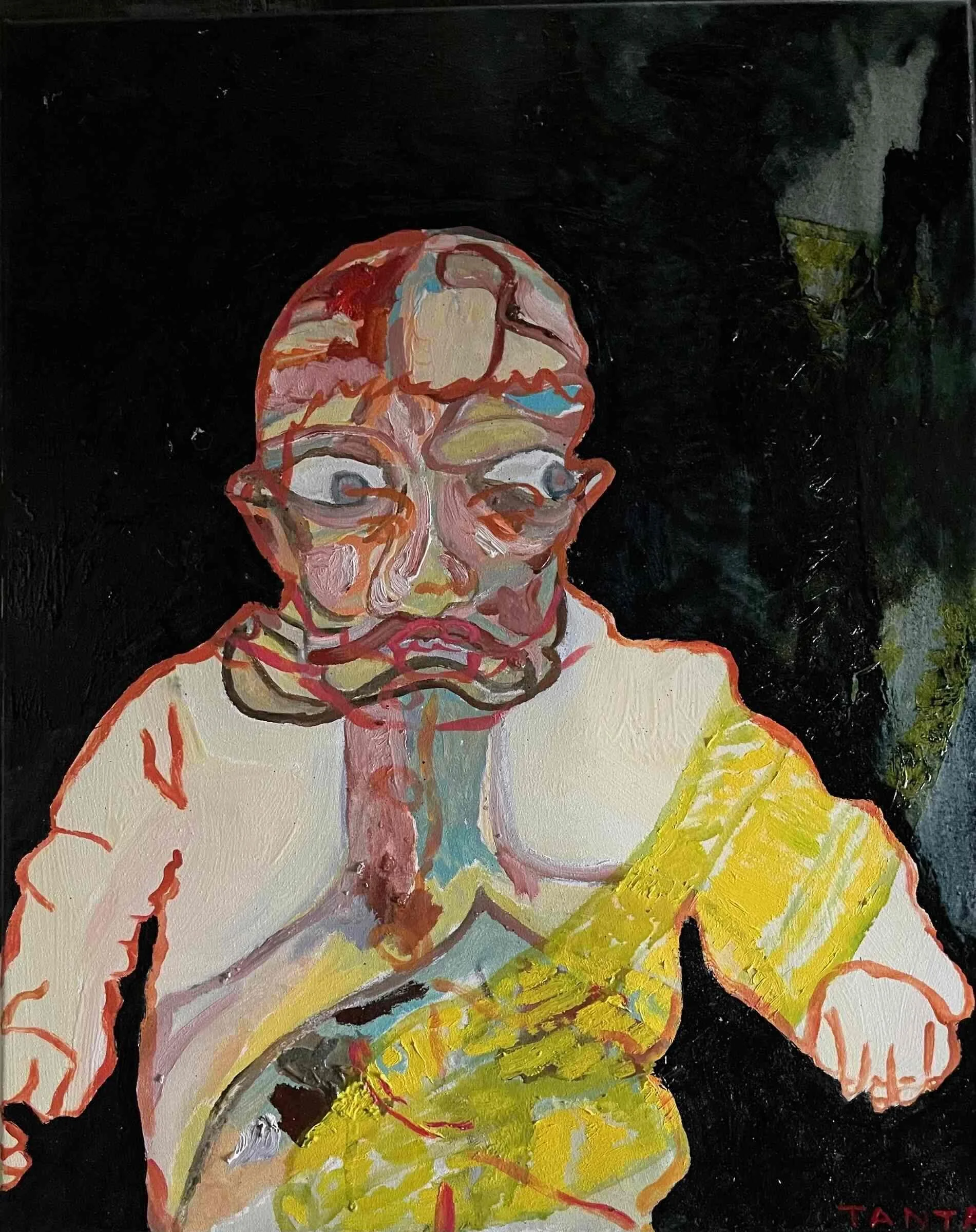Inner Children #10, oil on canvas, 2024, Gene Tanta