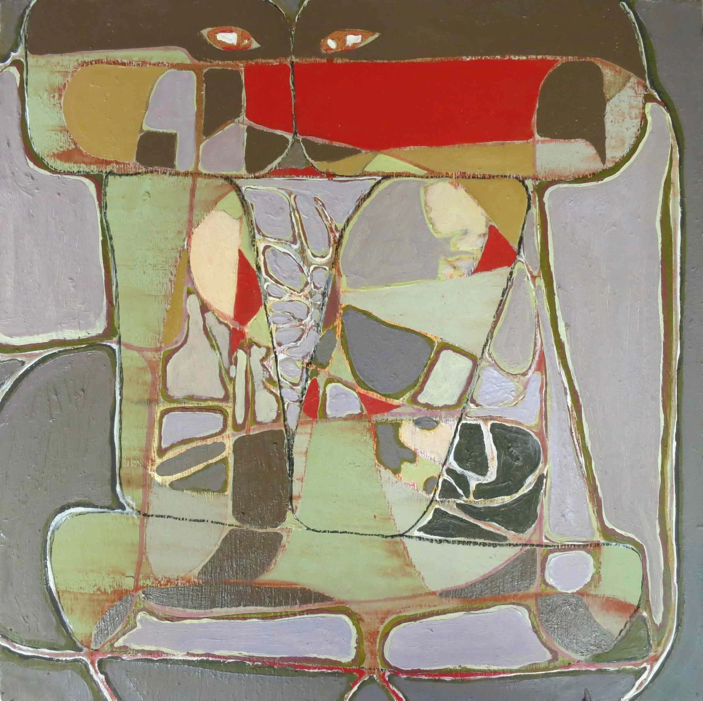 Cairns - Understanding Pigeons, oil on wood, 2017, Gene Tanta