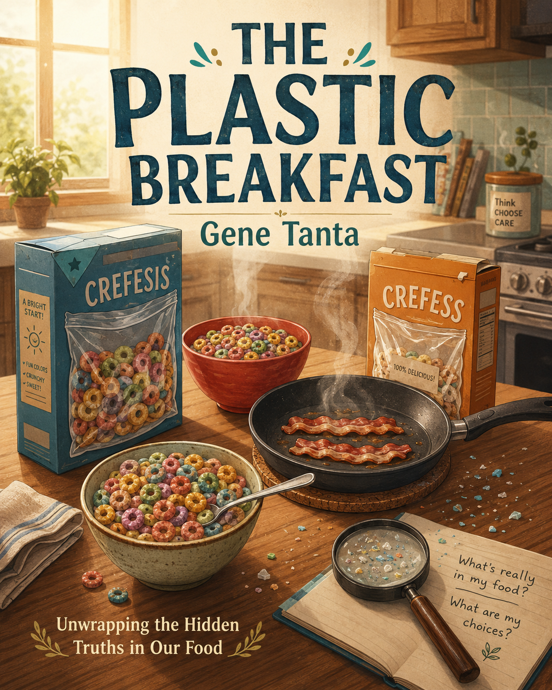 Plastic Breakfast is the story of a curious child who discovers that plastic is hiding in everyday choices—and learns how paying attention can turn worry into wiser, kinder habits.
