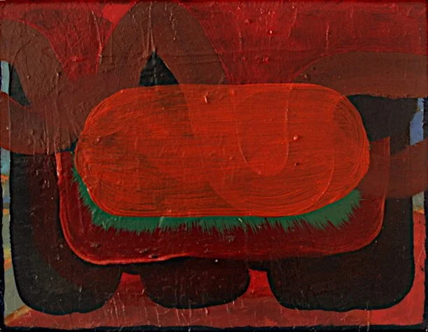Red #6, oil on canvas, 2025, Gene Tanta