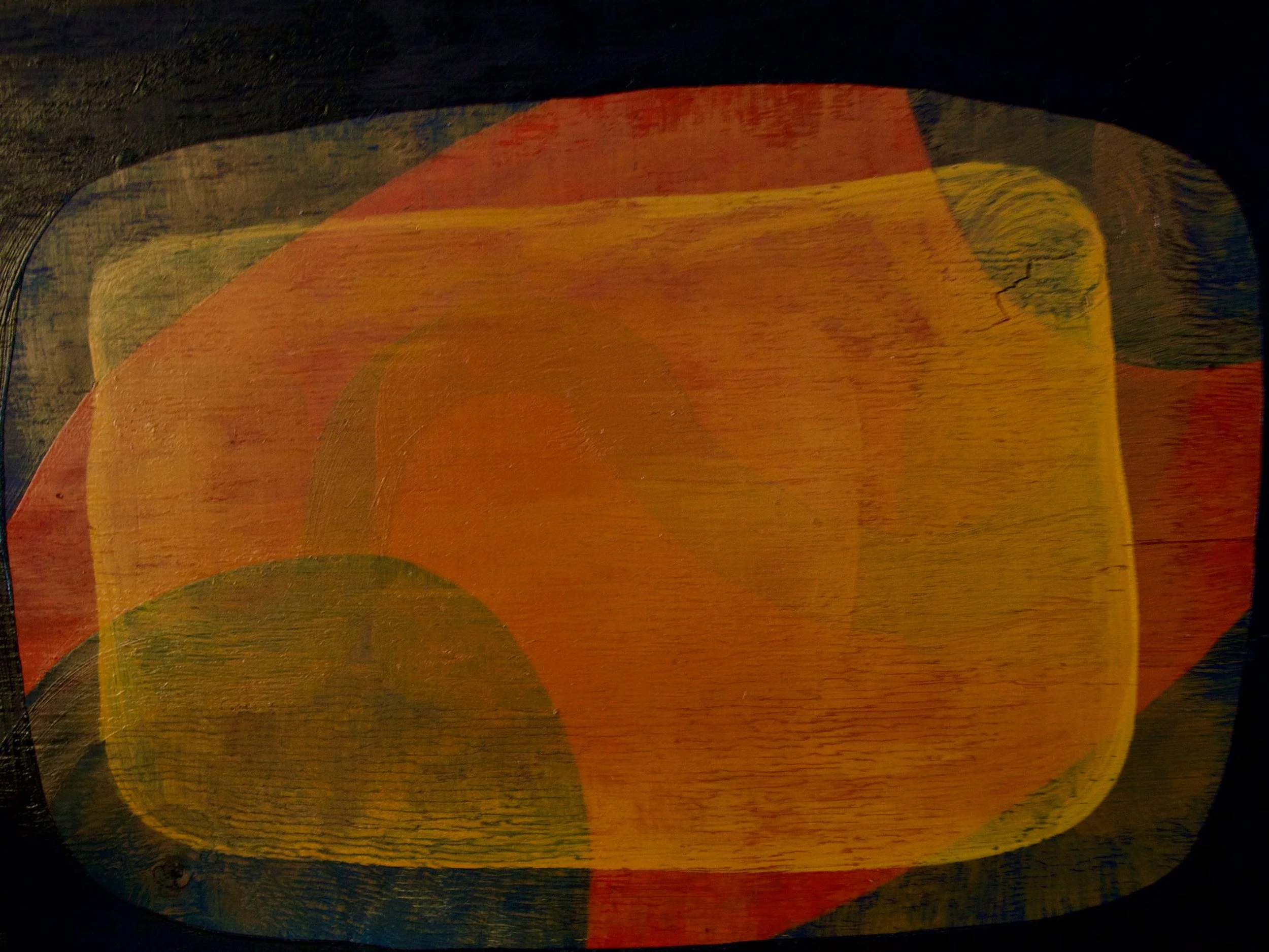 Red — Orange Field | 18 × 24 Art Poster