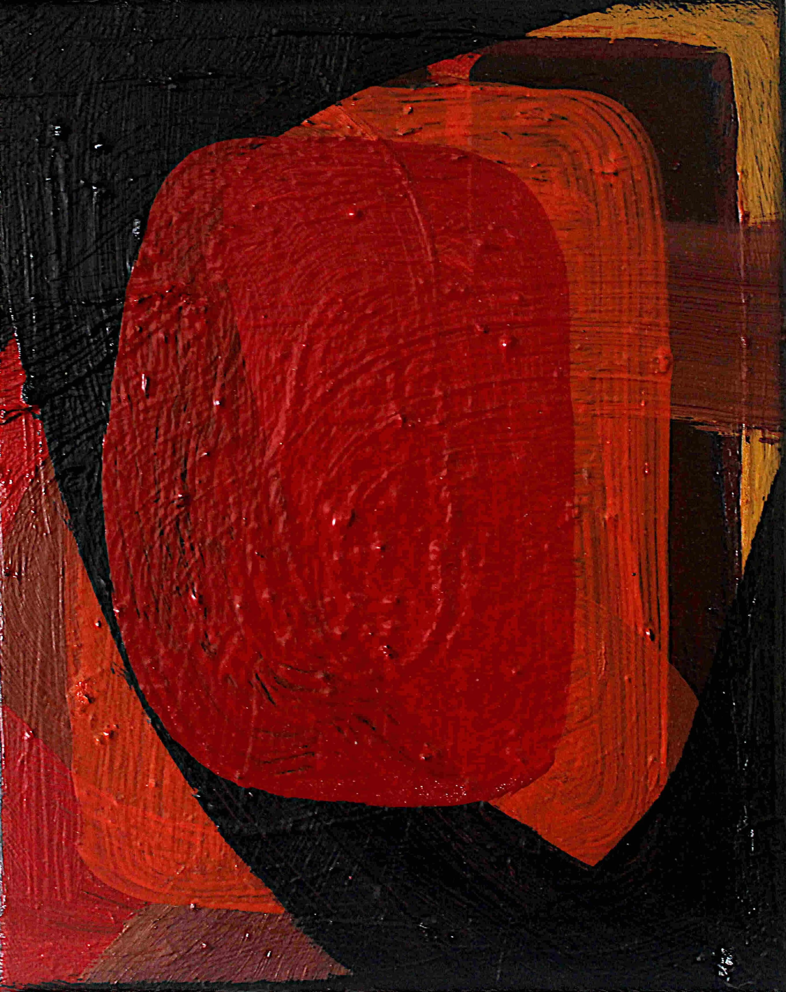 Red #1, oil on canvas, 2025, Gene Tanta