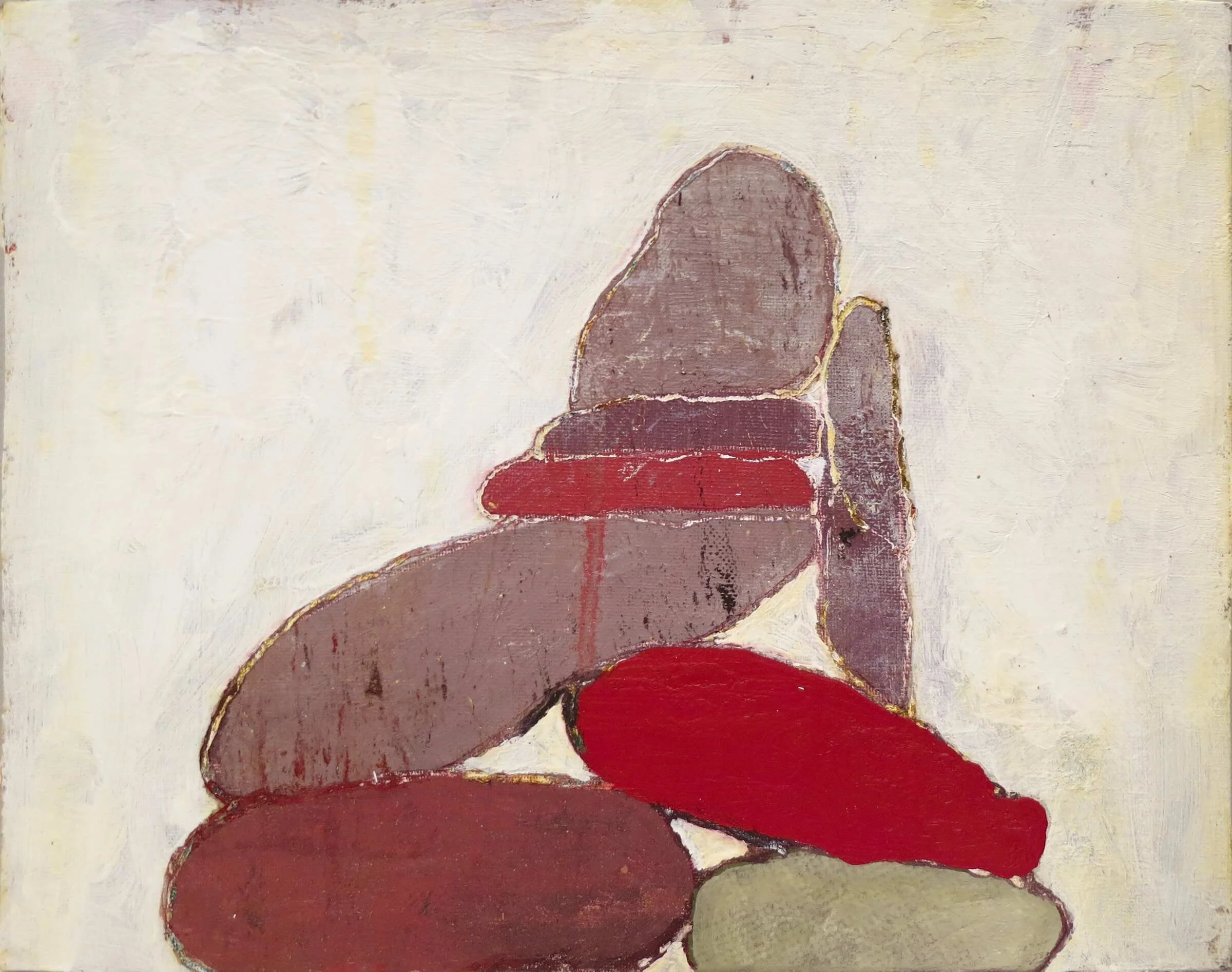 Cairns - #53, oil on canvas, 2017, Gene Tanta