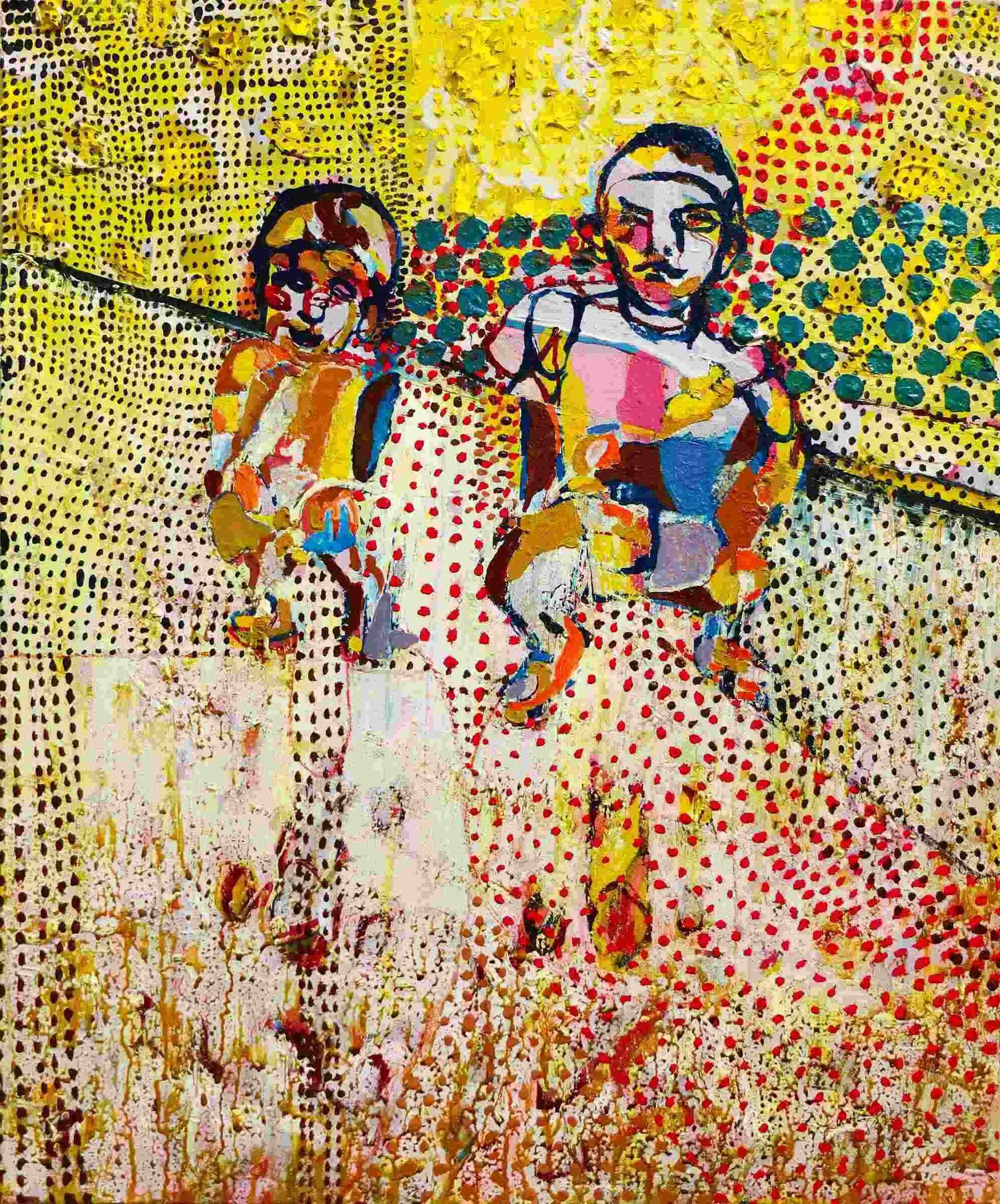 Patchwork Portraiture is part of the Meditations Series by Gene Tanta on the joys and challenges of capturing the feeling of someone. 