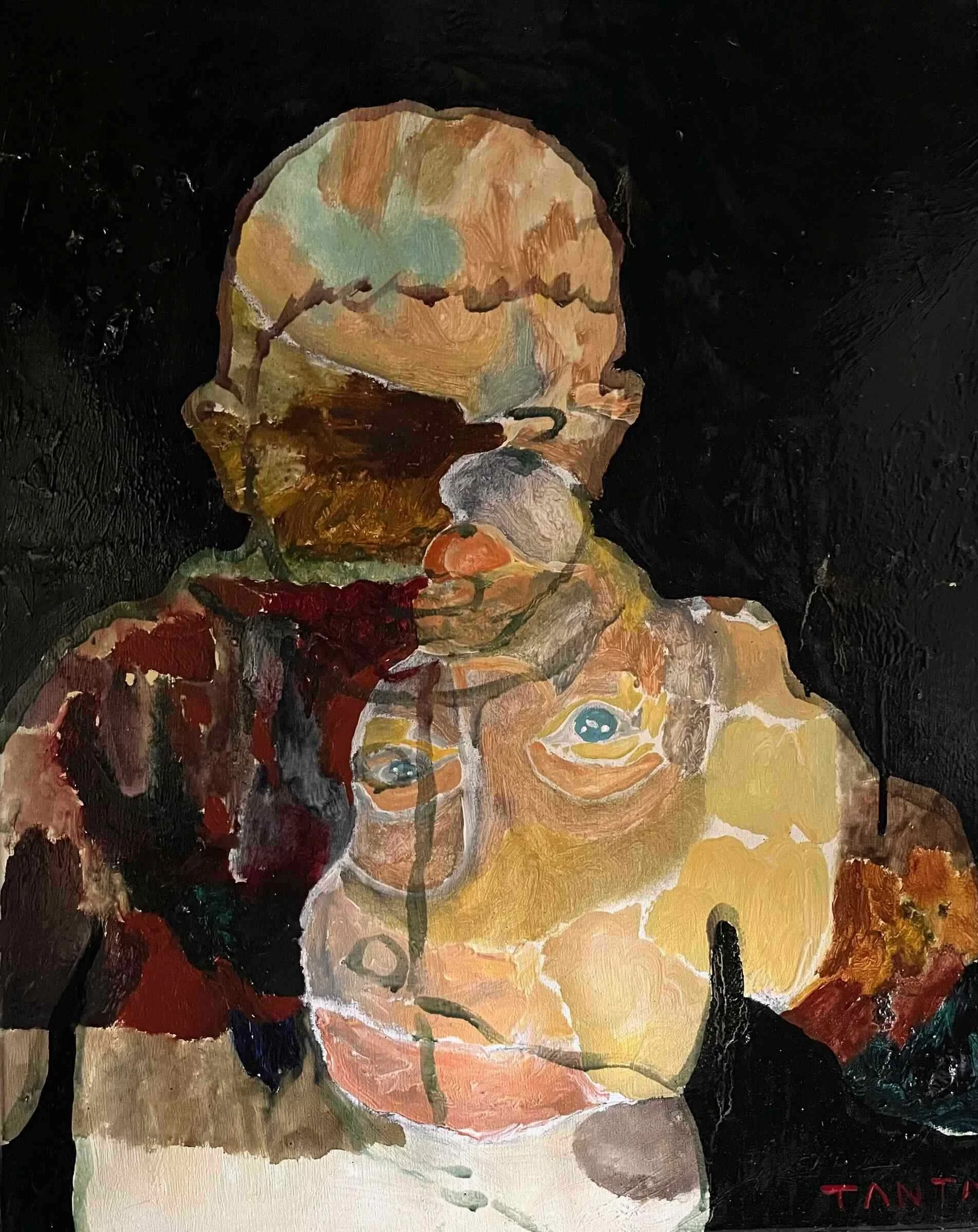 Inner Children #6, oil on canvas, 2024, Gene Tanta