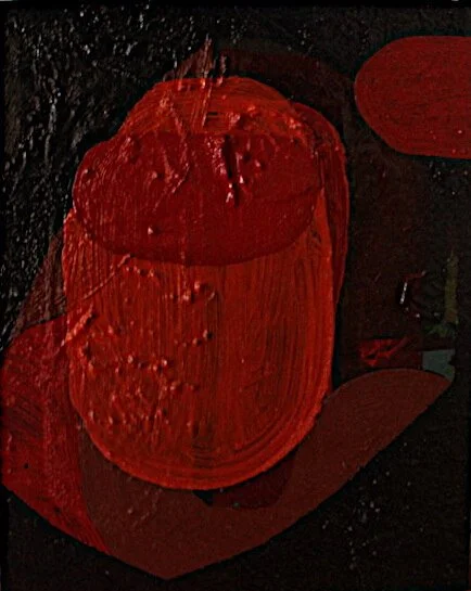 Red #13, oil on canvas, 2025, Gene Tanta