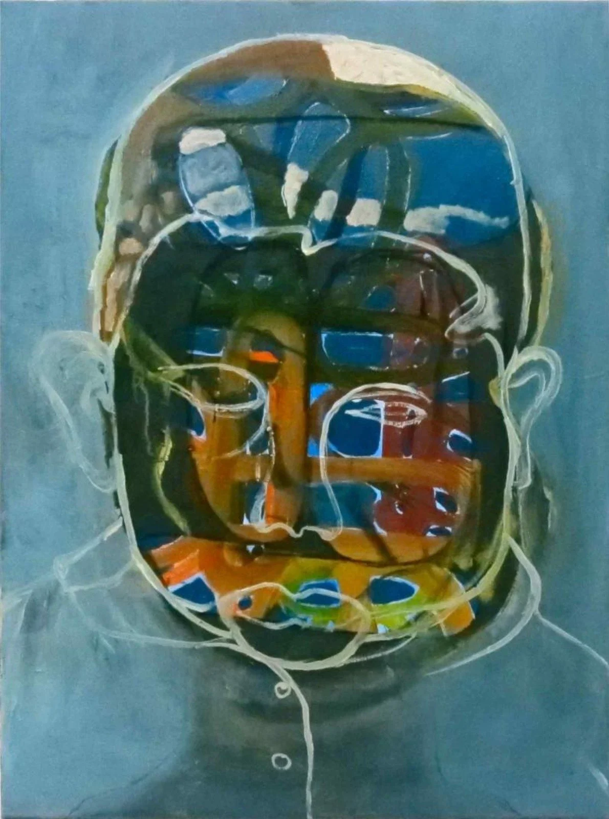 Inner Children #14, oil on canvas, 2024, Gene Tanta