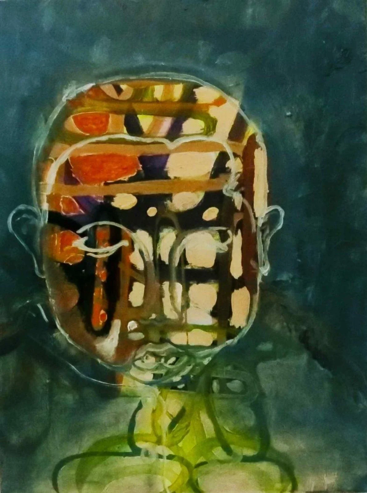 Inner Children #19, oil on canvas, 2024, Gene Tanta