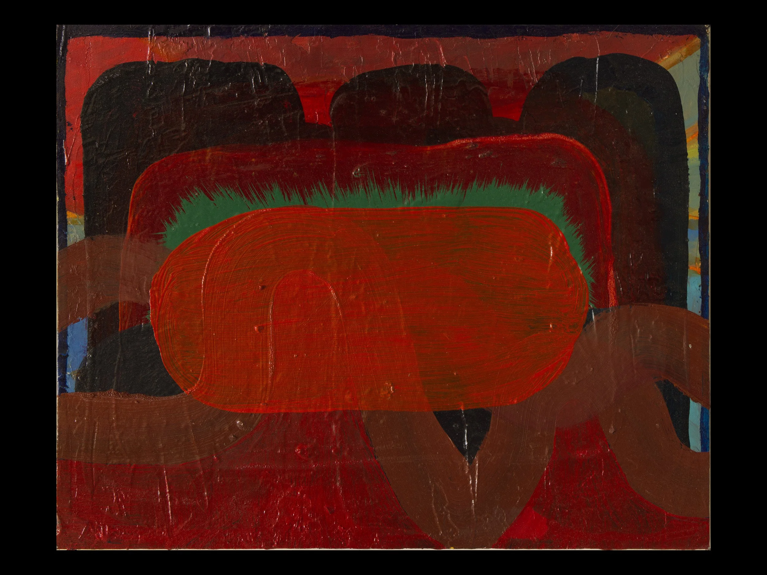 Red — Enclosed Field | 18 × 24 Art Poster