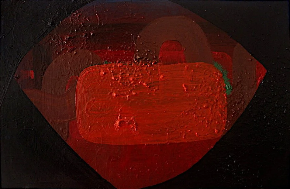 Red #5, oil on canvas, 2025, Gene Tanta