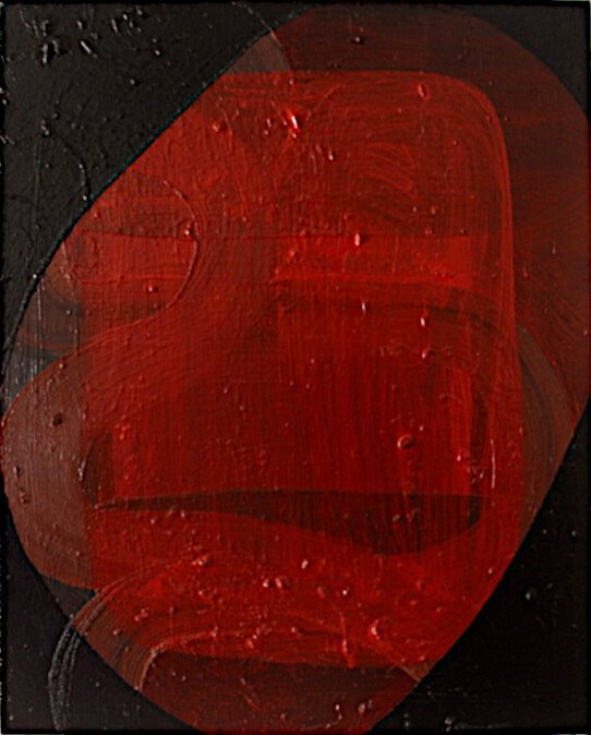 Red #3, oil on canvas, 2025, Gene Tanta