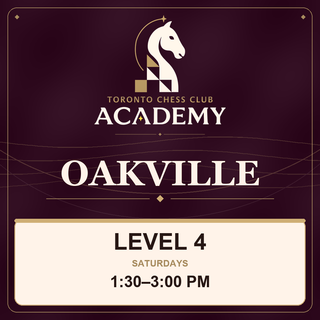 Academy Level 4 — Oakville · Fall 2026