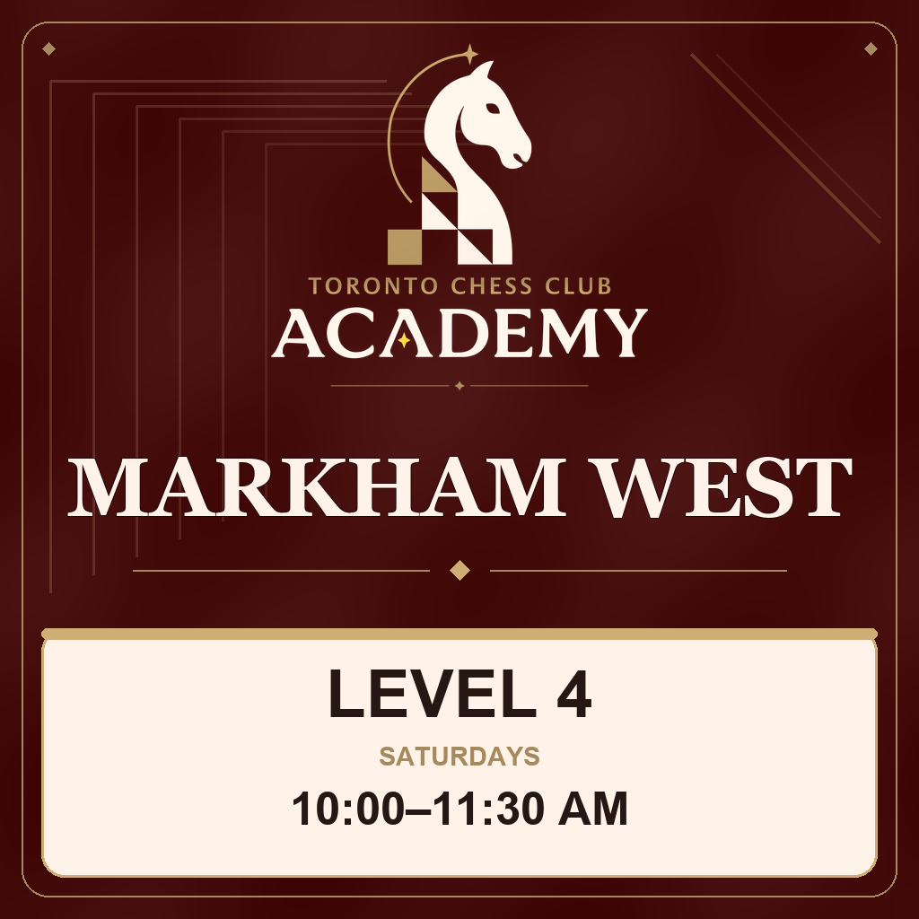 Academy Level 4 — Markham West · Fall 2026