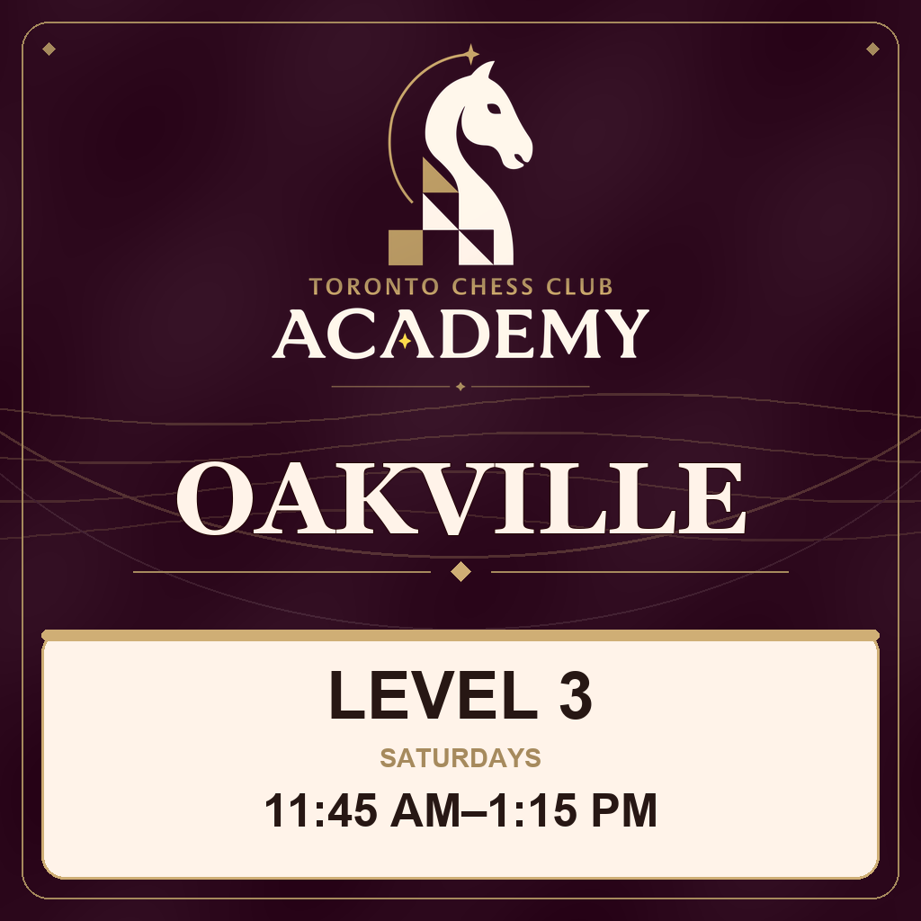Academy Level 3 — Oakville · Fall 2026
