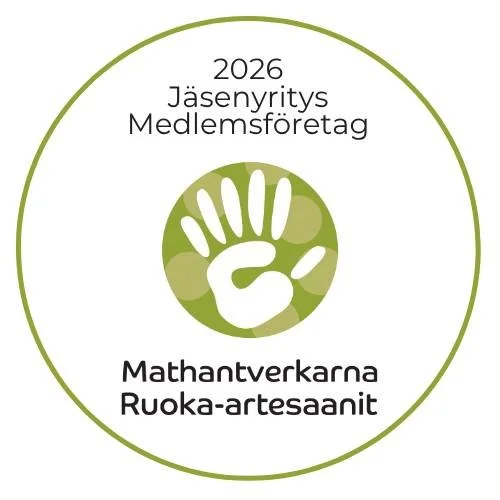Yhdess&auml; n&auml;kyv&auml;mm&auml;ksi 💛

Olemme l&auml;hett&auml;neet j&auml;senyrityksillemme j&auml;senmerkin, jota voit k&auml;ytt&auml;&auml; kotisivuilla, somessa tai markkinoinnissa.

Se kertoo asiakkaillesi, ett&auml; olet osa artesaaniruo