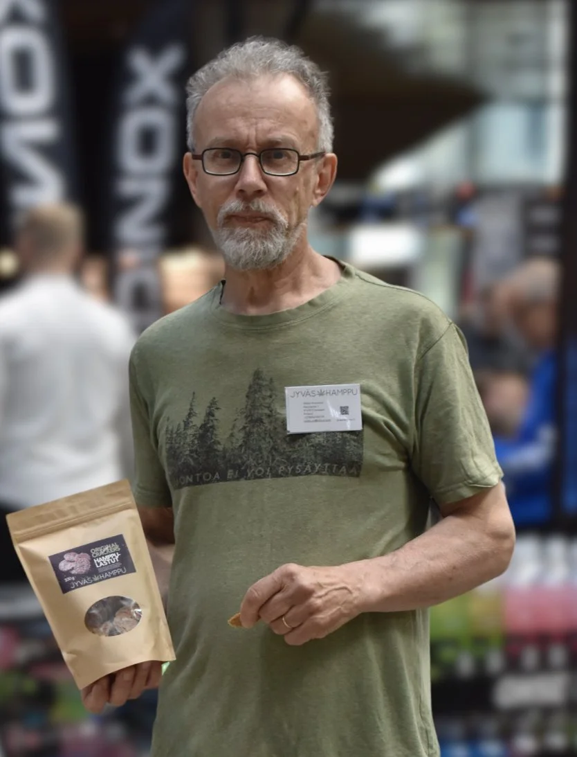 Jyväs-Hamppu -yrittäjä Mikko Ilmoniemi.