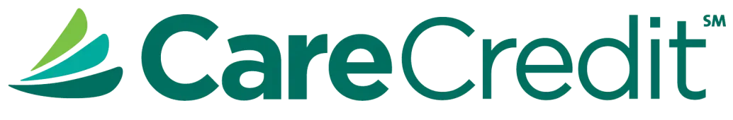 CareCredit logo with stylized green and blue sailboat icon.
