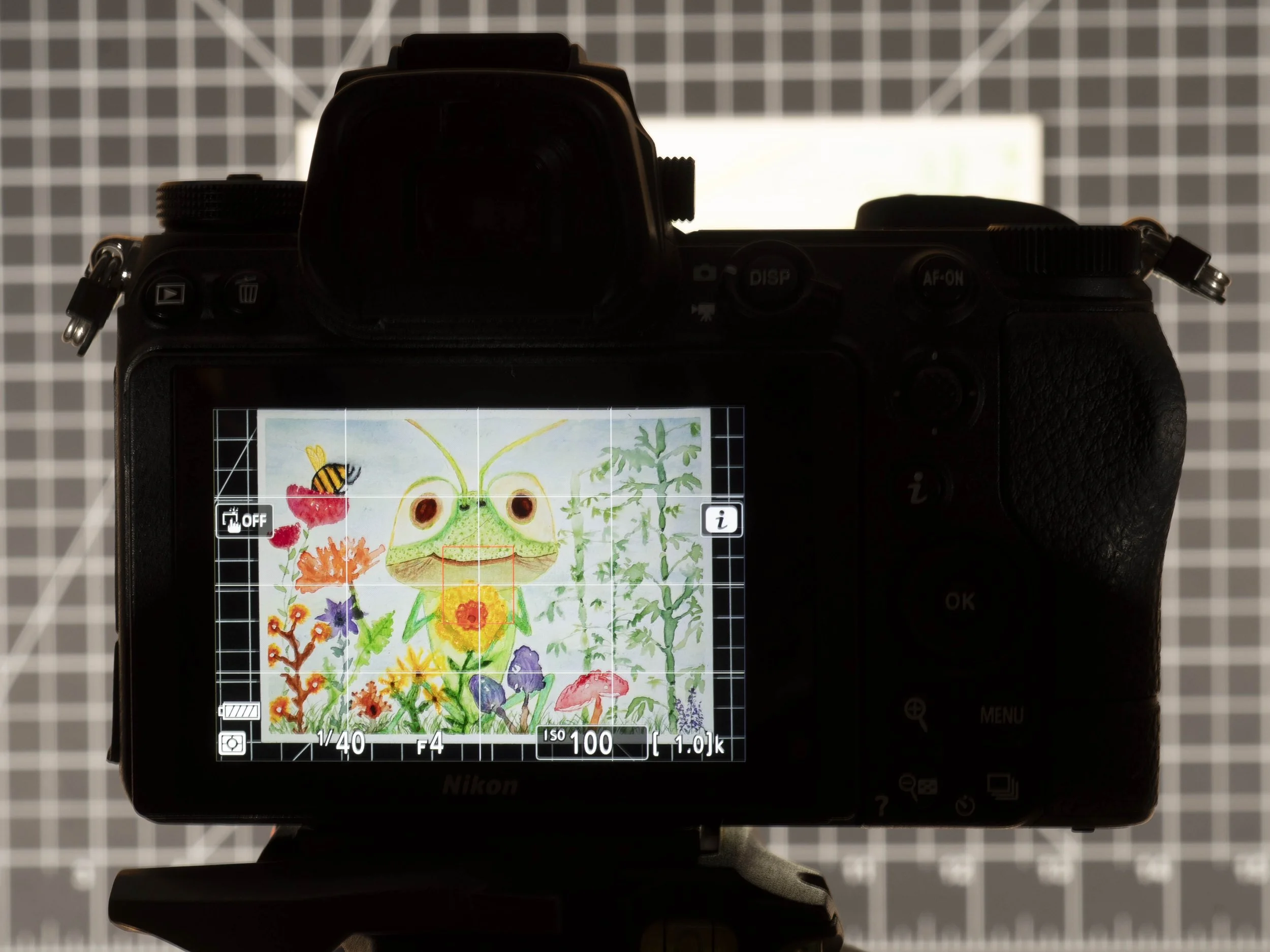 Camera copy work for art reproductions