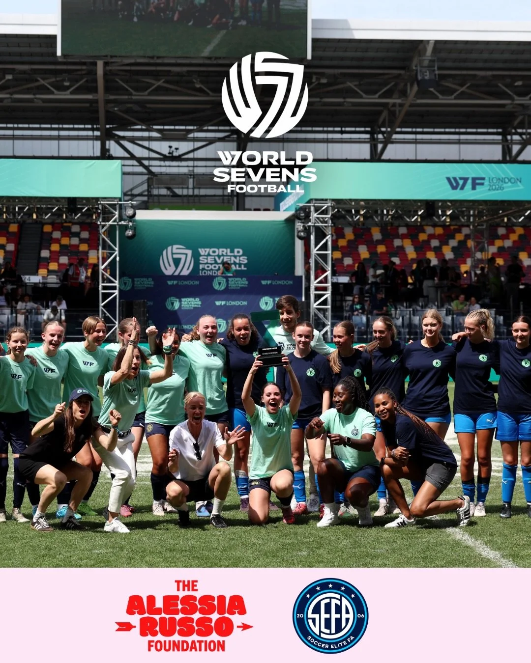 Joining forces with @soccerelitefa to make magic happen at the @worldsevens_ 🙌 
Another opportunity to get girls on the pitch, in their element, doing what they love - a huge well done to all who took part and to the Soccer Stars as winners! Some in