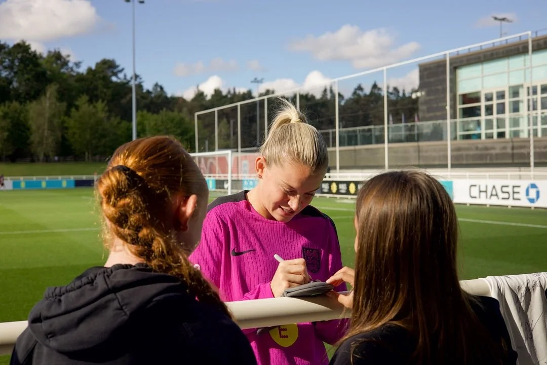 With the Lionesses back with England, girls from Channing School, Chislehurst School for Girls and Royal Docks Academy, who took part in last year&rsquo;s Alessia Cup, were given an unforgettable opportunity to represent the Foundation at St George&r