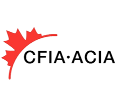 CFIA ACIA logo with a red maple leaf and black text.