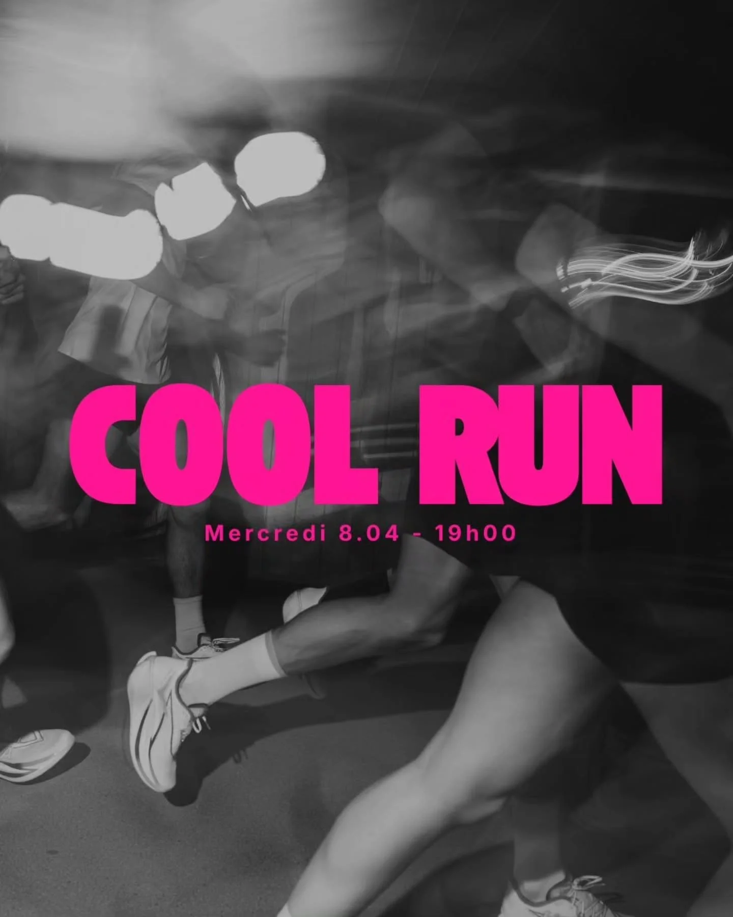 COOL RUN #1 🌀

RDV Mercredi 8 avril &agrave; 19h pour un footing autour des ponts (=7km) au d&eacute;part du shop. 

All pace welcome 🪽

Un petit com si tu viens, et tag ton +1 👯