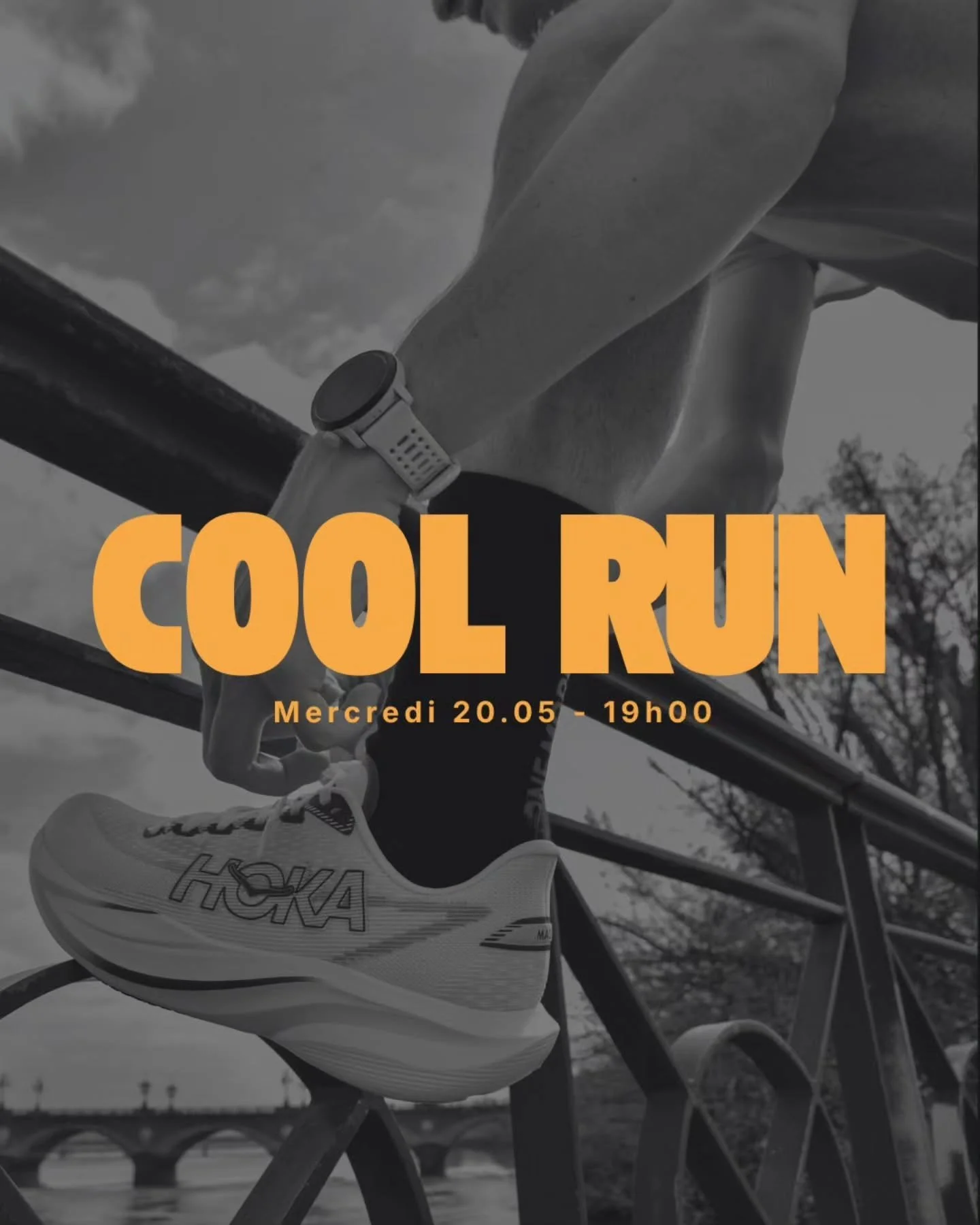 COOL RUN #4 🌀

RDV Mercredi 20 Mai &agrave; 19h pour le quatri&egrave;me Cool Run autour des ponts (=7km) au d&eacute;part du shop. Viens avec le soleil ! ☀️

Des groupes d'allure seront form&eacute;s allant de 6:30 &agrave; 5:00 de moyenne alors :
