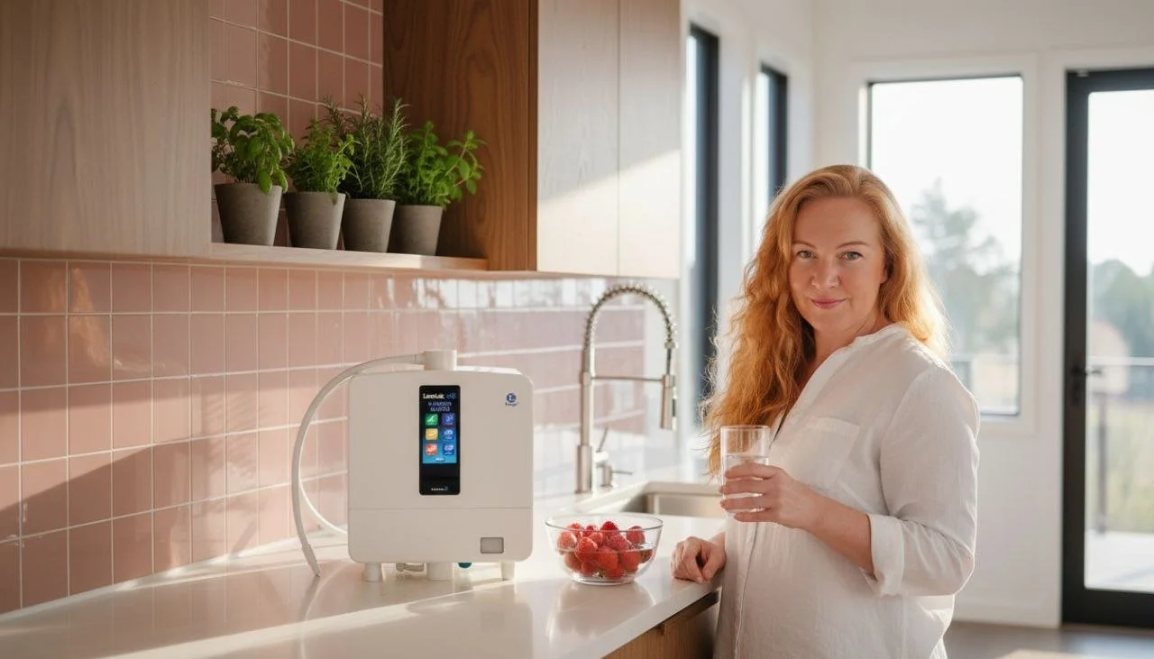 A female Kangen Distributor announcing a price increase of the Leveluk K8 from February 1st, 2026