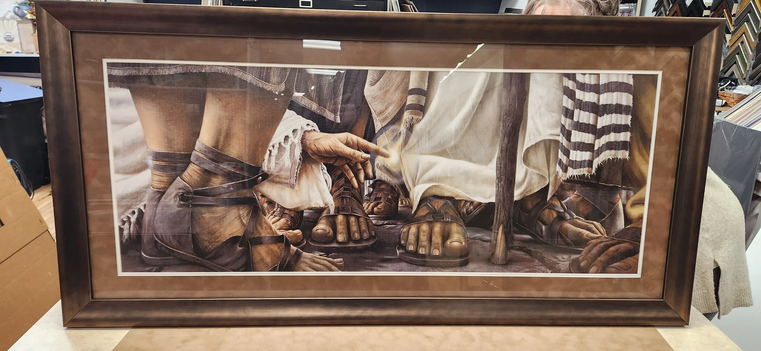 Religious art. Single mat