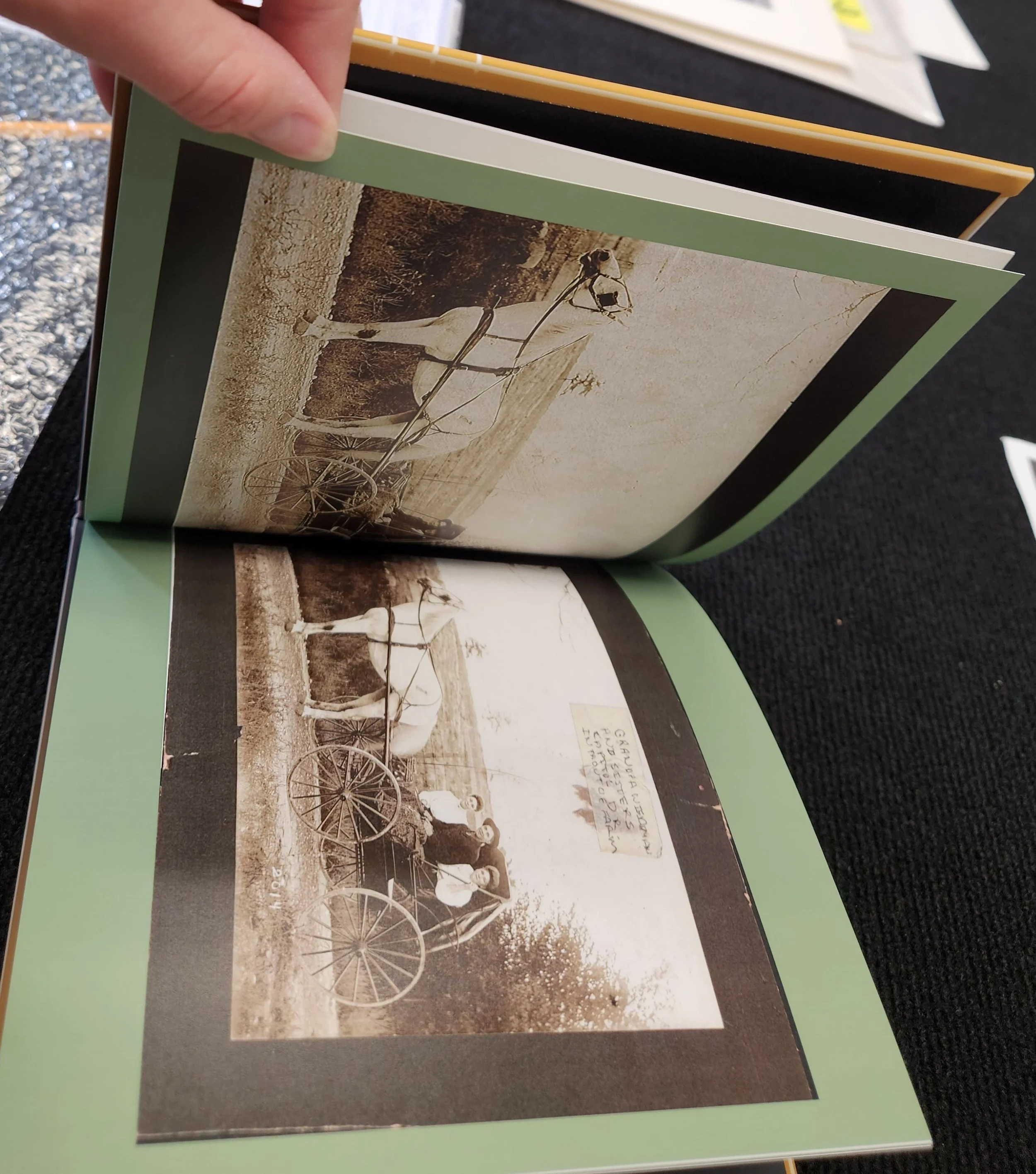 Family Photo Album with old photos